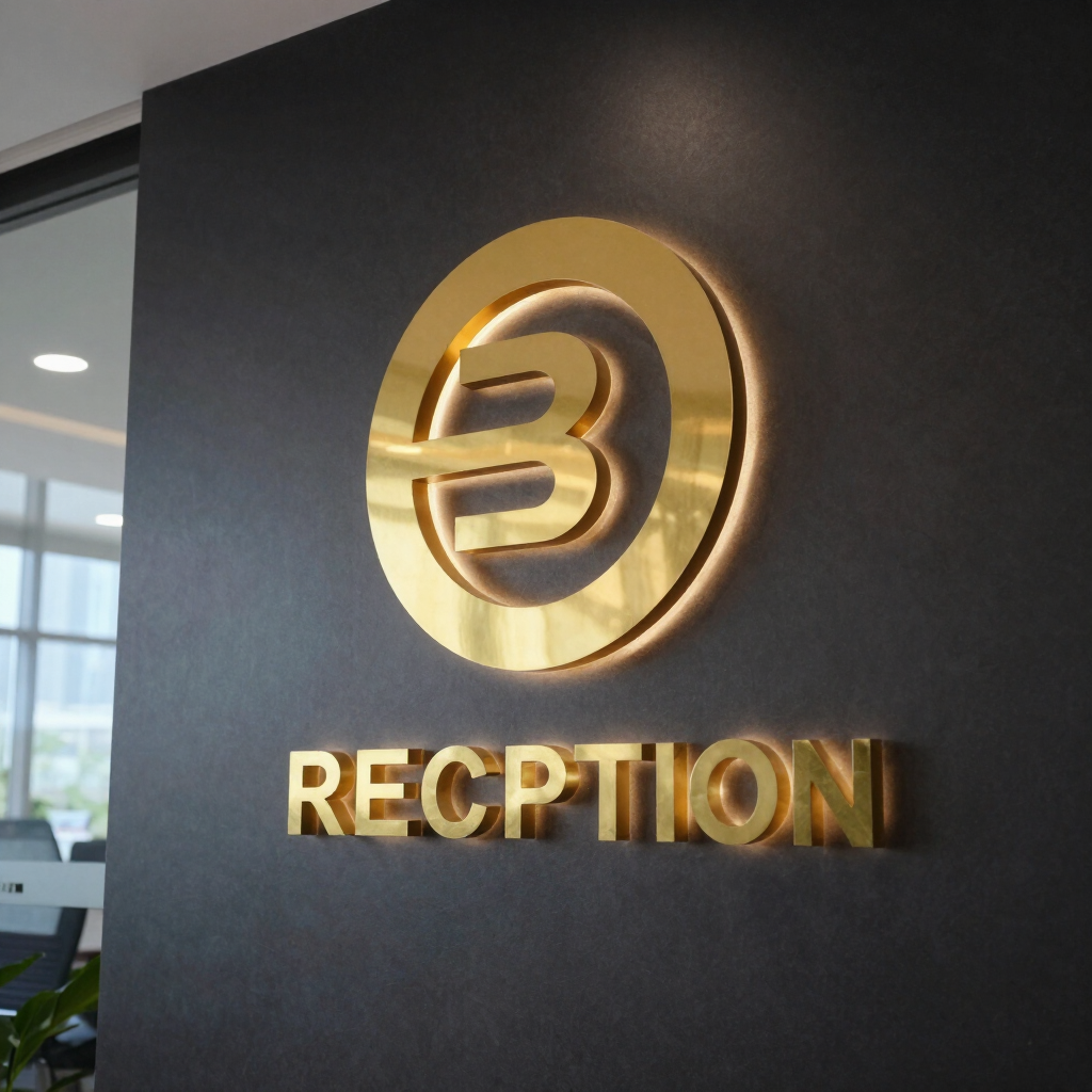 Reception Logo Signs