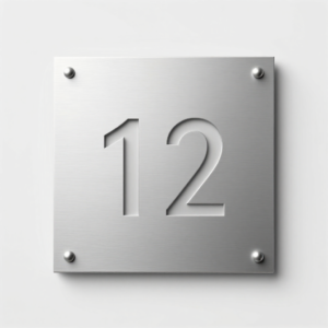 Apartment Name Plate