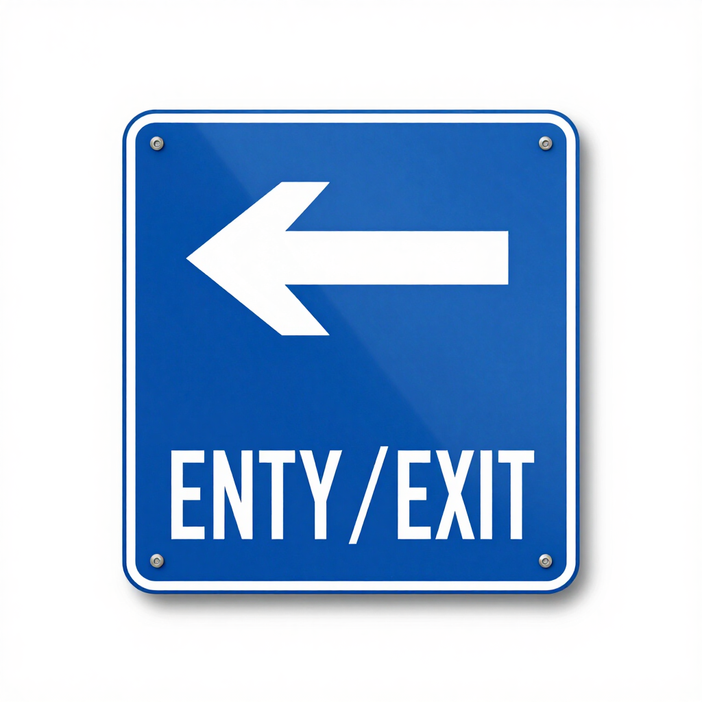 Reflective Direction Sign Board