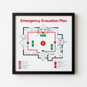 Emergency Evacuation Plan Board