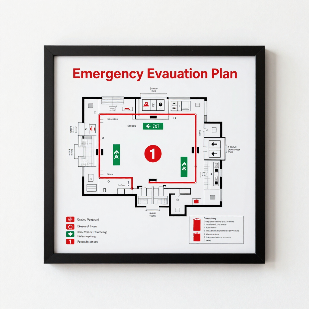 Emergency Evacuation Plan Board