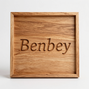 Wooden Name Plate
