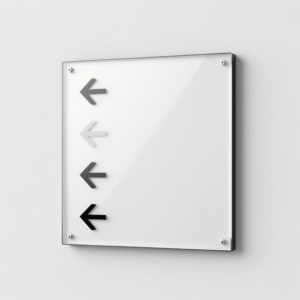 Indoor Directional Sign Board