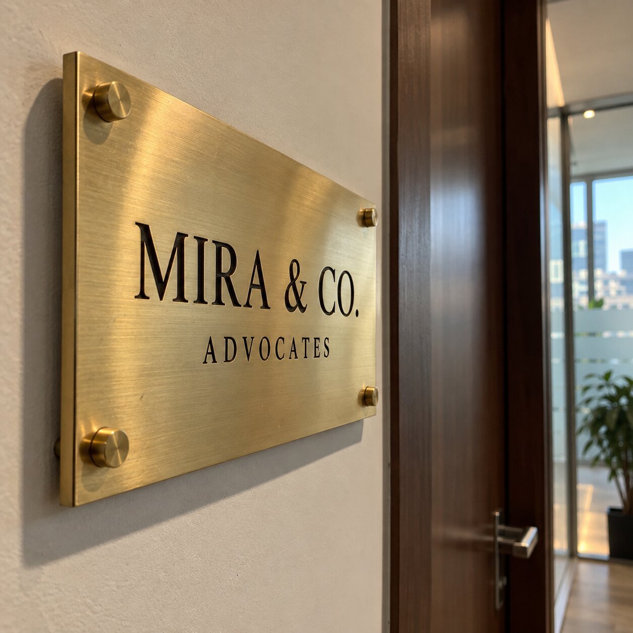 Titanium Engraved Name Plate