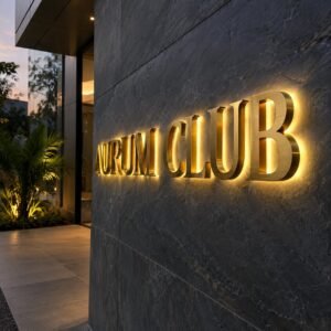 Backlit Halo-Lit Letter Sign Board
